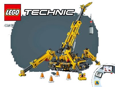 LEGO onderdeel Compact Crawler Crane (42097-1)