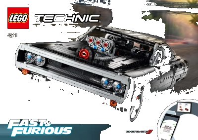 LEGO onderdeel Dom's Dodge Charger (42111-1)