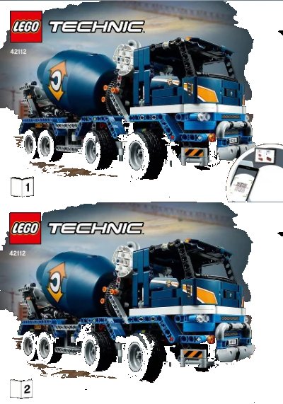 LEGO onderdeel Concrete Mixer Truck (42112-1)