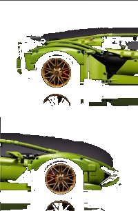 LEGO onderdeel Lamborghini Sián (Sian) FKP 37 42115-1