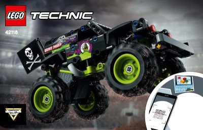 LEGO onderdeel Monster Jam Grave Digger (42118-1)