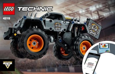 LEGO onderdeel Monster Jam Max-D (42119-1)