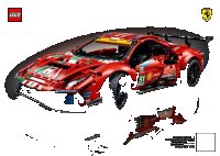 LEGO part Ferrari 488 GTE AF CORSE #51 42125-1