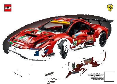 LEGO onderdeel Ferrari 488 GTE AF CORSE #51 (42125-1)