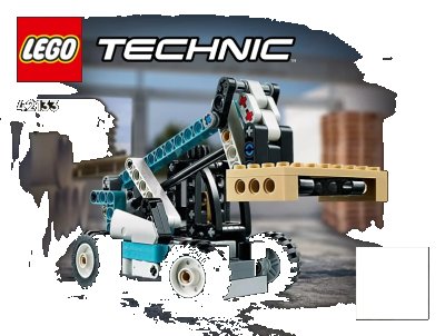 LEGO onderdeel Telehandler (42133-1)