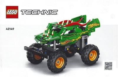 LEGO onderdeel Monster Jam Dragon (42149-1)