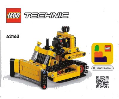 LEGO onderdeel Heavy-Duty Bulldozer (42163-1)