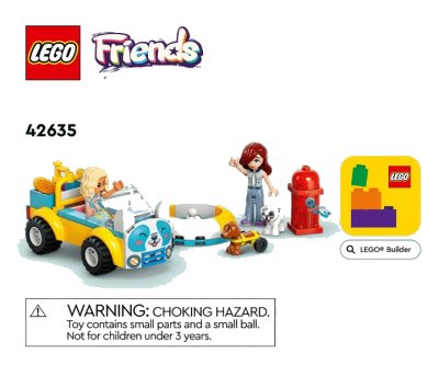 LEGO onderdeel Dog-Grooming Car (42635-1)