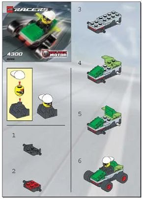 LEGO onderdeel Green Racer polybag (4300-1)