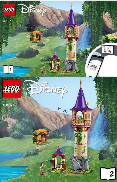 LEGO onderdeel Rapunzel's Tower (43187-1)