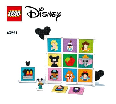 LEGO part 100 Years of Disney Animation Icons (43221-1)