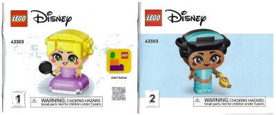 LEGO part Mini Jasmine & Rapunzel (43303-1)