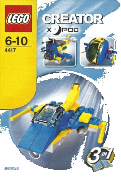 LEGO onderdeel Aero Pod (4417-1)
