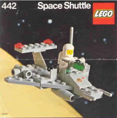 LEGO onderdeel Space Shuttle (442-1)