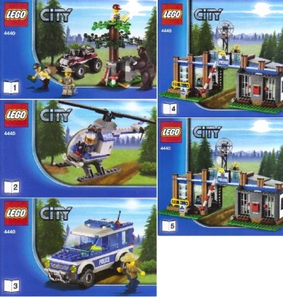 LEGO onderdeel Forest Police Station (4440-1)