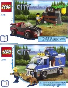 LEGO onderdeel Police Dog Van (4441-1)