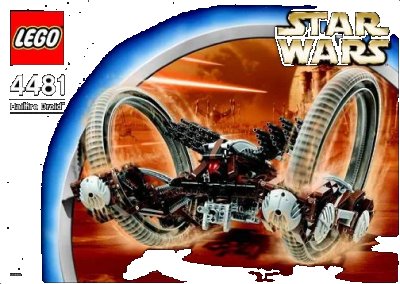 LEGO onderdeel Hailfire Droid (4481-1)