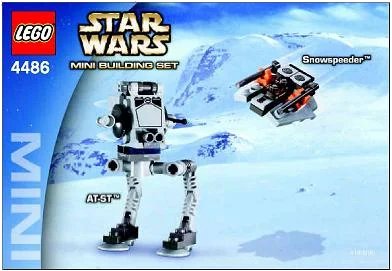 LEGO onderdeel AT-ST & Snowspeeder - Mini (4486-1)
