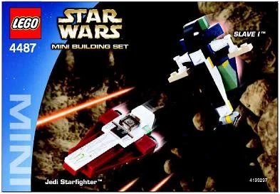 LEGO onderdeel Jedi Starfighter & Slave I - Mini (4487-1)