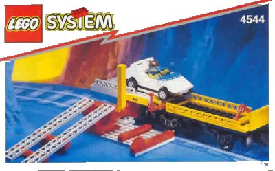 LEGO onderdeel Car Transport Wagon with Car (4544-1)