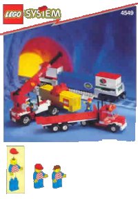 LEGO part Container Double Stack 4549-1