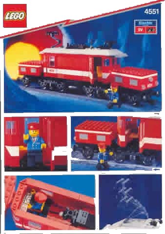 LEGO onderdeel Crocodile Locomotive (4551-1)