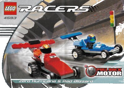 LEGO part Zero Hurricane & Red Blizzard (4593-1)