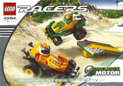 LEGO part Maverick Sprinter & Hot Arrow (4594-1)