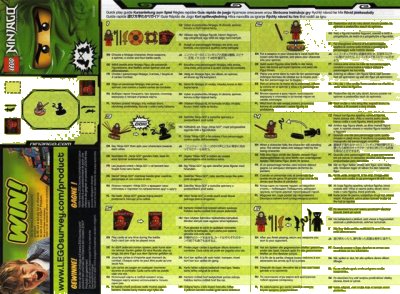 LEGO part NINJAGO Masters of Spinjitzu Deck #2 Special Edition Card (4659640-99)