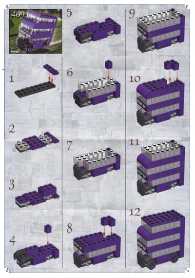 LEGO onderdeel Knight Bus - Mini polybag (4695-1)