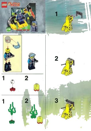 LEGO onderdeel Alpha Team Deep Sea Robot Diver (4790-1)