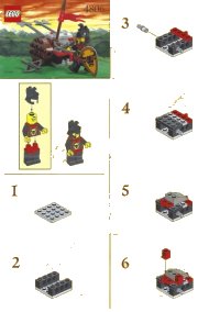 LEGO onderdeel Axe Cart 4806-1