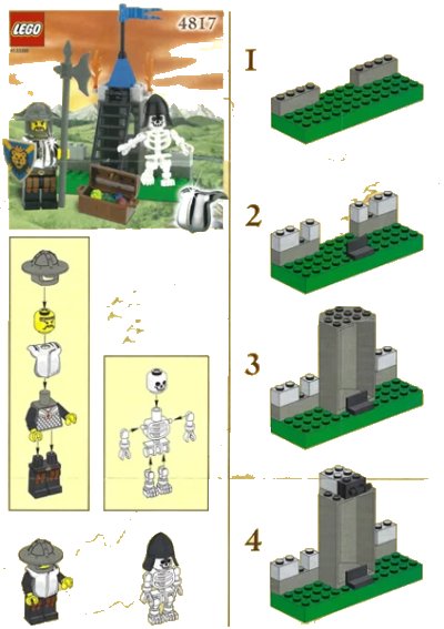 LEGO onderdeel Dungeon (4817-1)