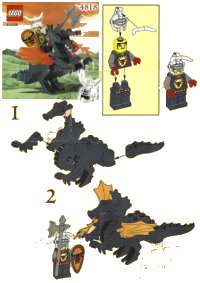 LEGO part Dragon Rider 4818-1