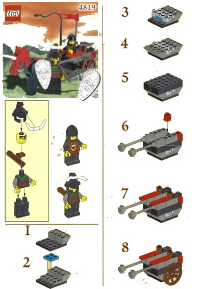 LEGO onderdeel Rebel Chariot (4819-1)