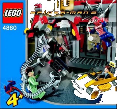 LEGO onderdeel Café Attack {Cafe} (4860-1)
