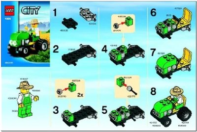 LEGO onderdeel Tractor polybag (4899-1)