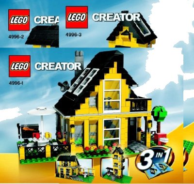 LEGO part Beach House (4996-1)