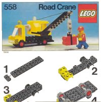 LEGO part Road Crane 558-1