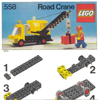 LEGO onderdeel Road Crane (558-1)