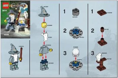 LEGO onderdeel The Good Wizard (5614-1)
