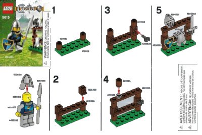 LEGO onderdeel The Knight (5615-1)
