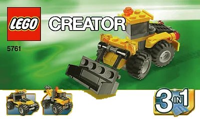 LEGO onderdeel Mini Digger (5761-1)