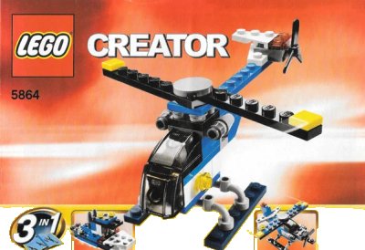 LEGO onderdeel Mini Helicopter (5864-1)