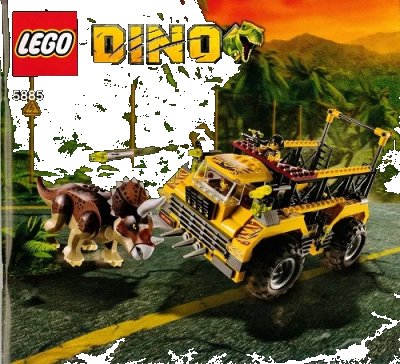 LEGO onderdeel Triceratops Trapper (5885-1)