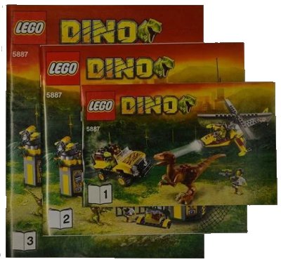 LEGO onderdeel Dino Defense HQ (5887-1)