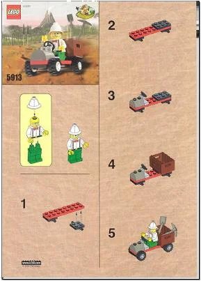 LEGO onderdeel Dr. Lightning's Car (5913-1)