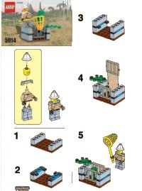 LEGO part Baby T-Rex Trap 5914-1