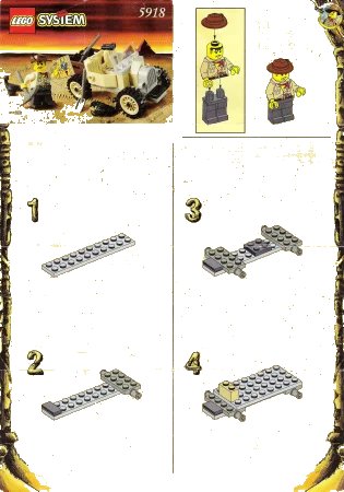 LEGO onderdeel Scorpion Tracker (5918-1)