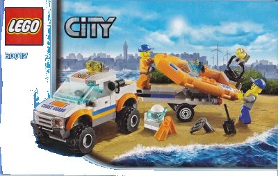 LEGO onderdeel 4x4 & Diving Boat (60012-1)
